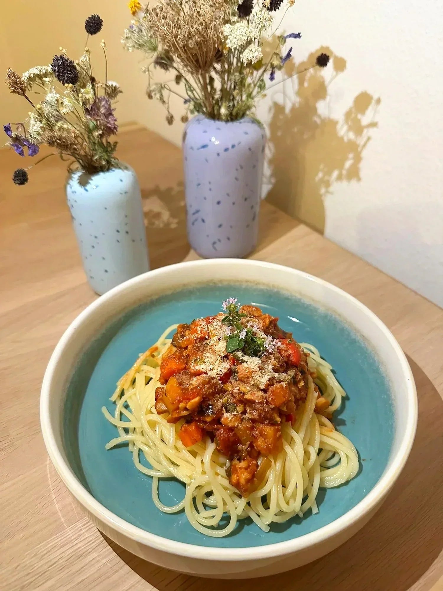 Isas leckere Tempeh Bolognese