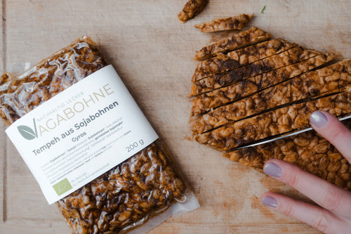 Bio-Tempeh aus Sojabohnen - Gyros